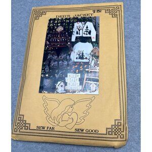 Size Small Medium Large Xlarge Debs Jacket Sewing Pattern Kit by Sew Far Sew Goo